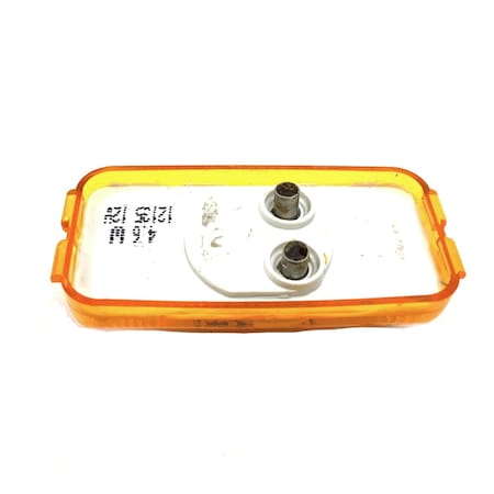 Truck-Lite 15 Series, Abs, Incandescent, Yellow Rectangular, 1 Bulb, Marker Clearance Light, Pc2, Pl-10, 12V 15203Y